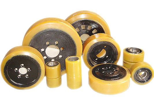 5" X 1-1/4" kollane polüuretaanratas