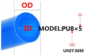 10mm OD Polyurethane Tubing     (2)